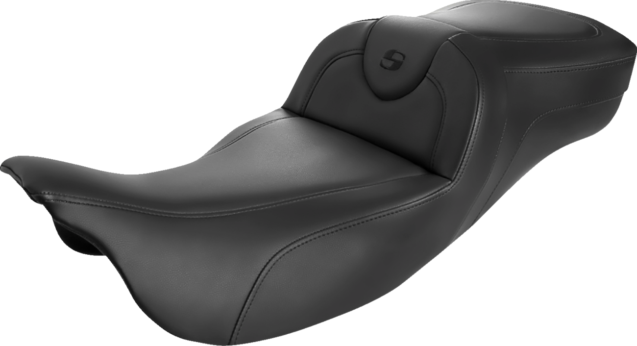 Roadsofa™ Extended Reach Seat - Black/Black Stitching - W/O Backrest - FL '08-'24