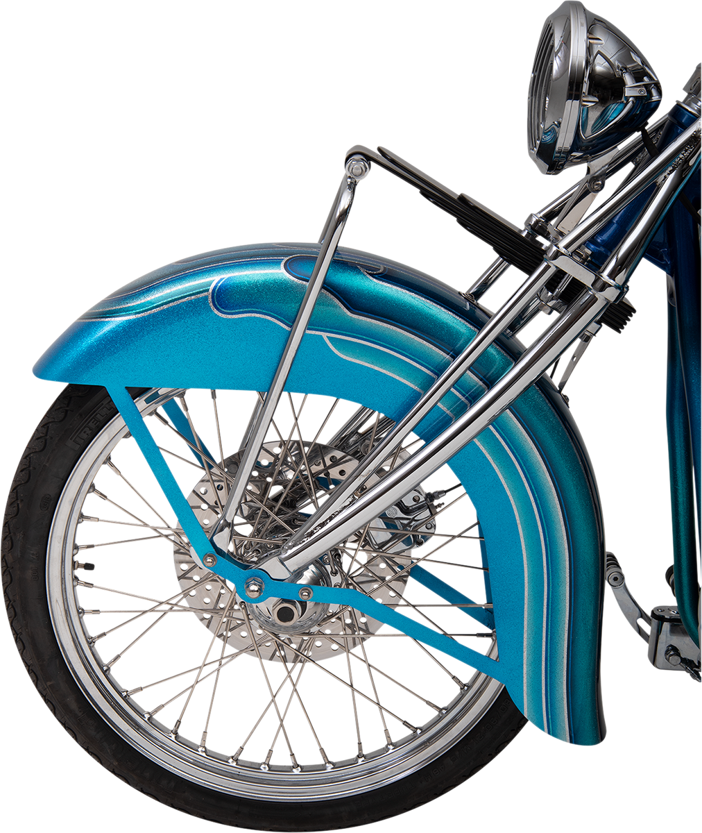 WFB™ Benchmark Front Fender - Black - 21" - HD Touring/Trike