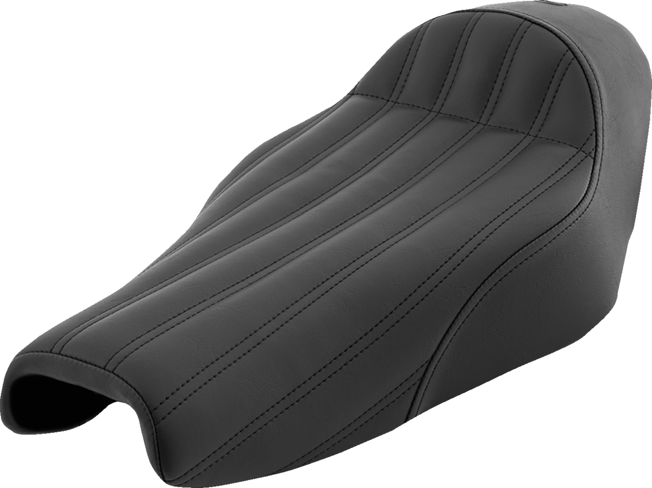 Knuckle Solo Seat - Ribbed - Black - XL '04-'20