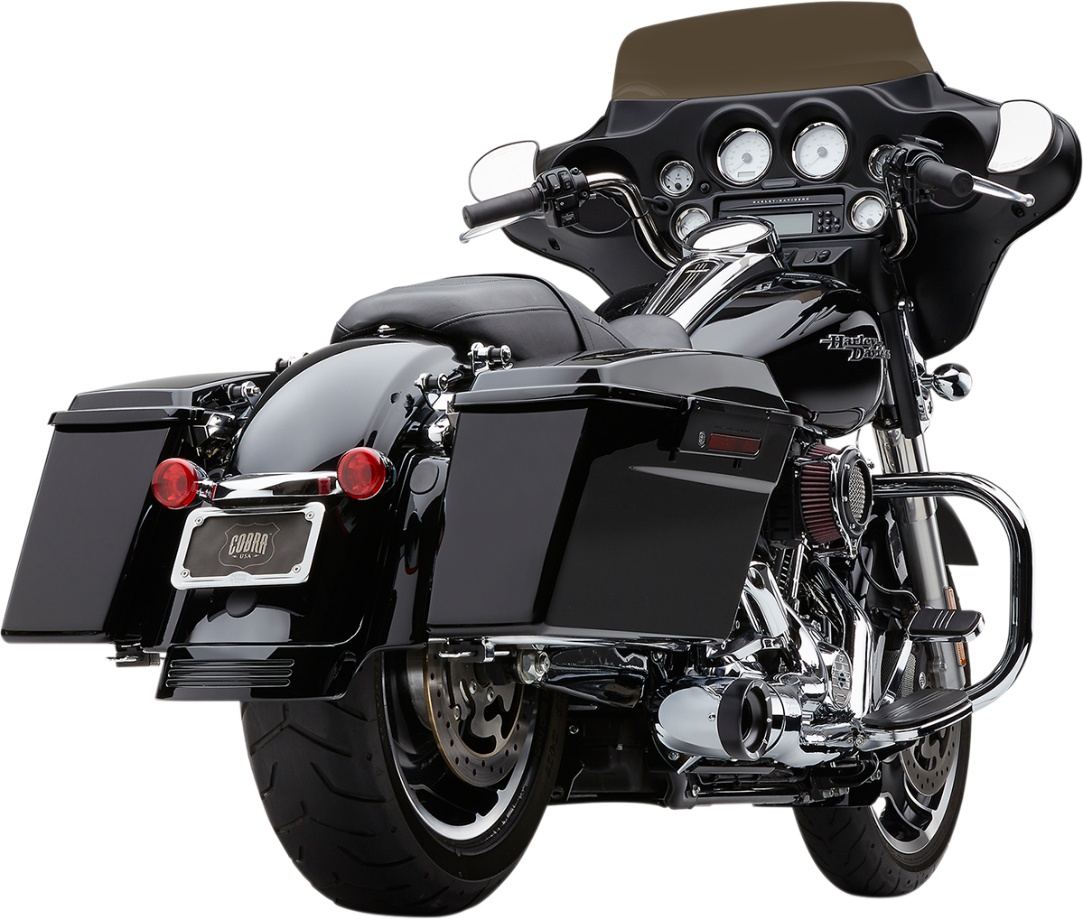 Turn Out 2-Into-1 Exhaust System - Chrome