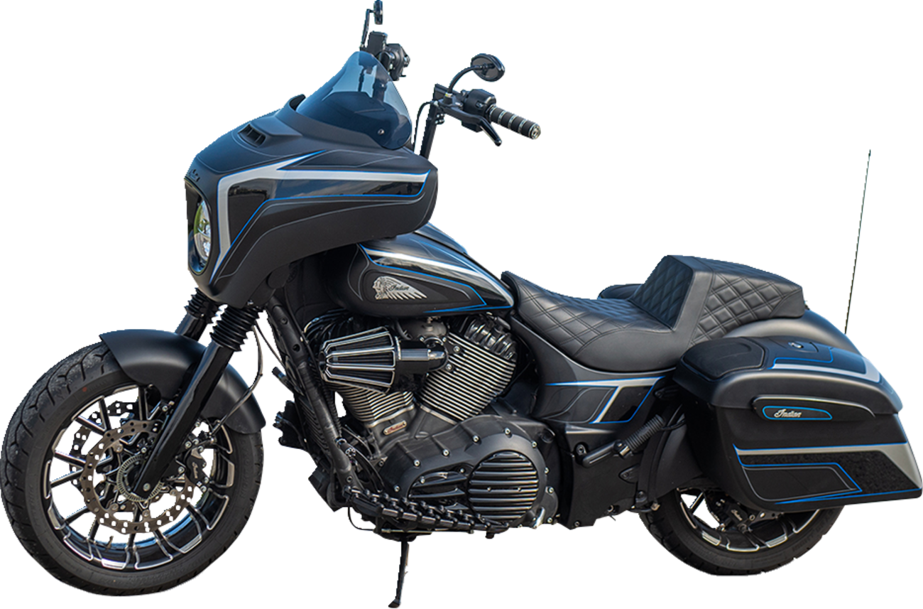 Pro Short Fat Front Fender - Indian - Chief