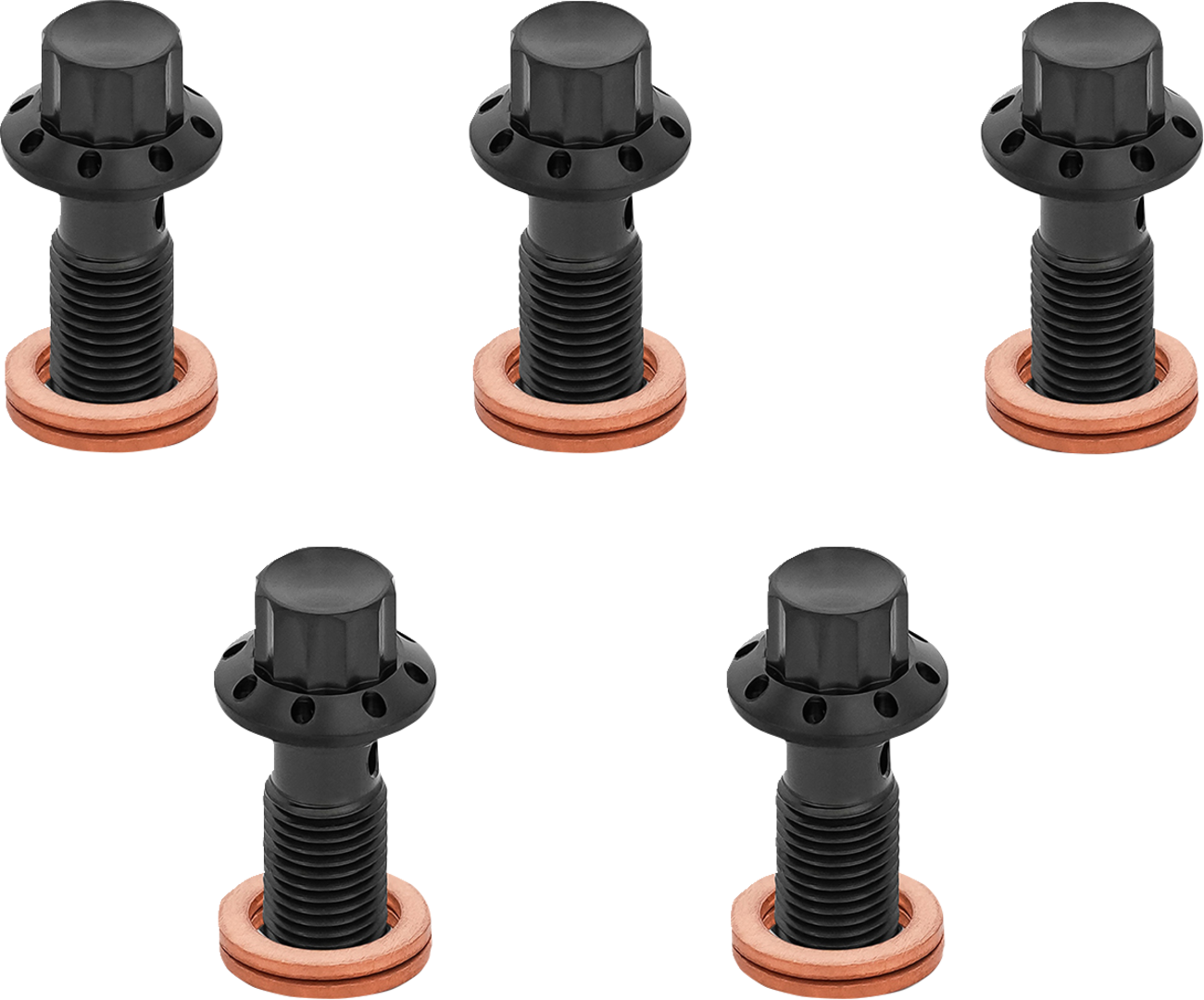 Banjo Bolt 5-Pack - M10x1.25 - Black