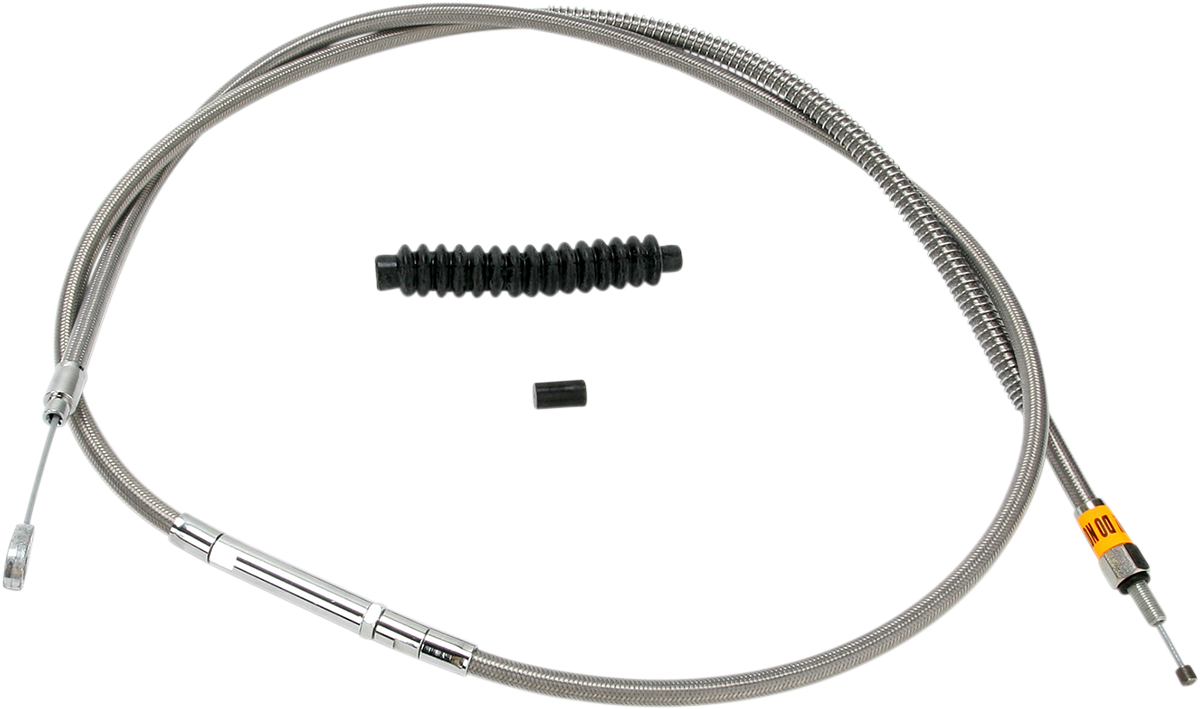 High-Efficiency Stainless Steel Clutch Cable For Harley-Davidson - +6" - '93-'03 Dyna