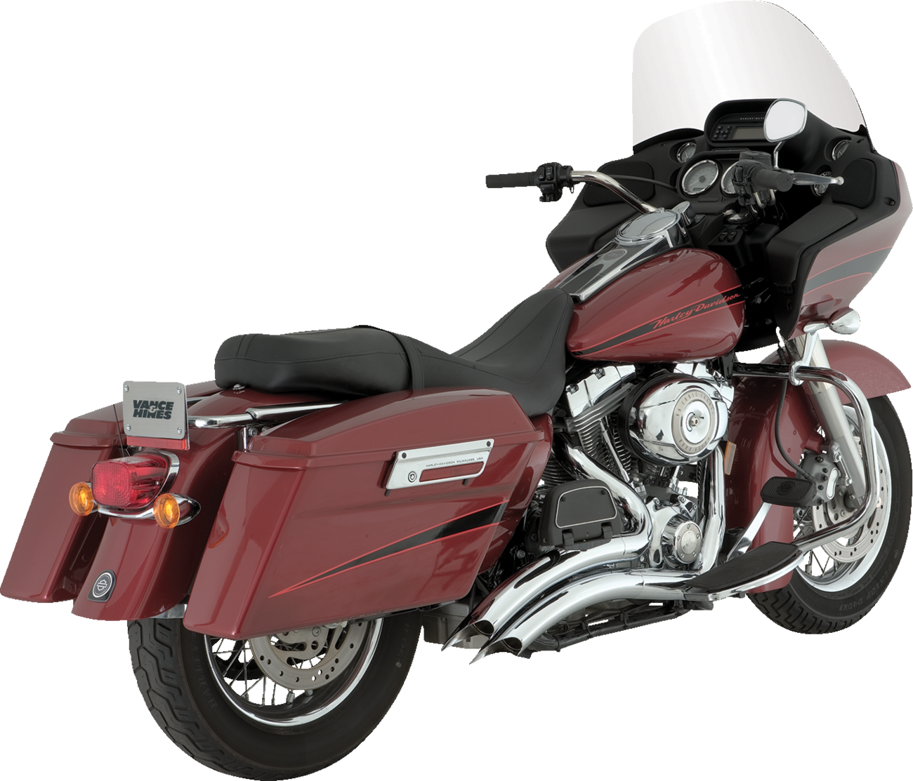 Big Radius Exhaust System - Chrome