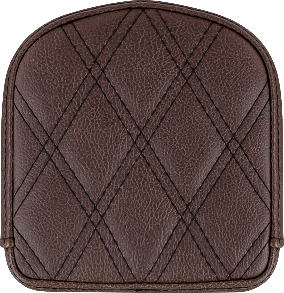 Sissy Bar Pad - Lattice Stitched - Brown - Universal