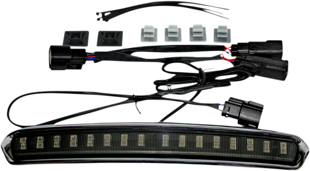 Tour Pack Lid Light - Chrome/Smoke