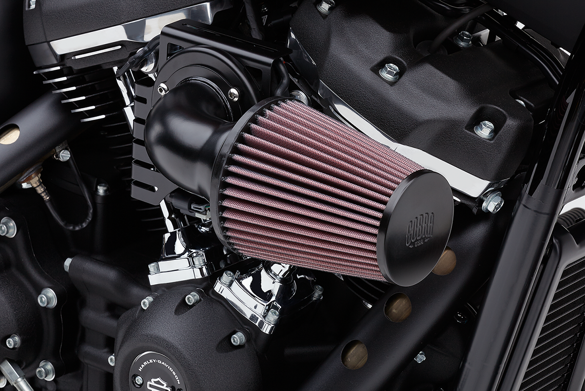 Cone Air Intake - Black - Softail