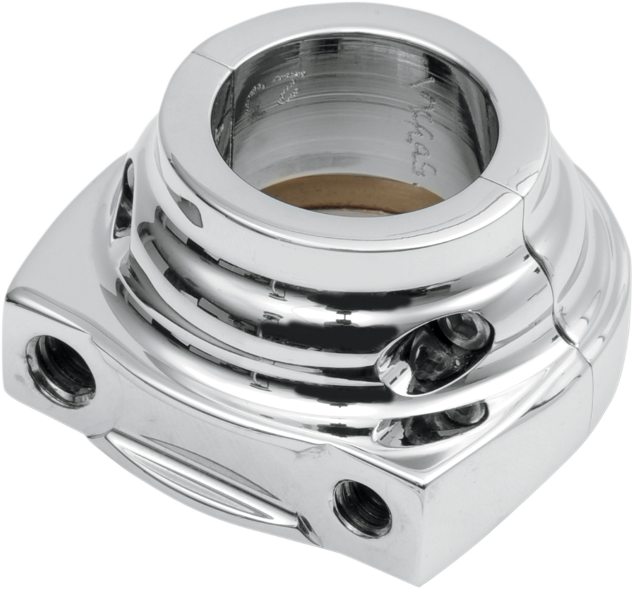 Throttle Housing - Thread-In Cable - Chrome