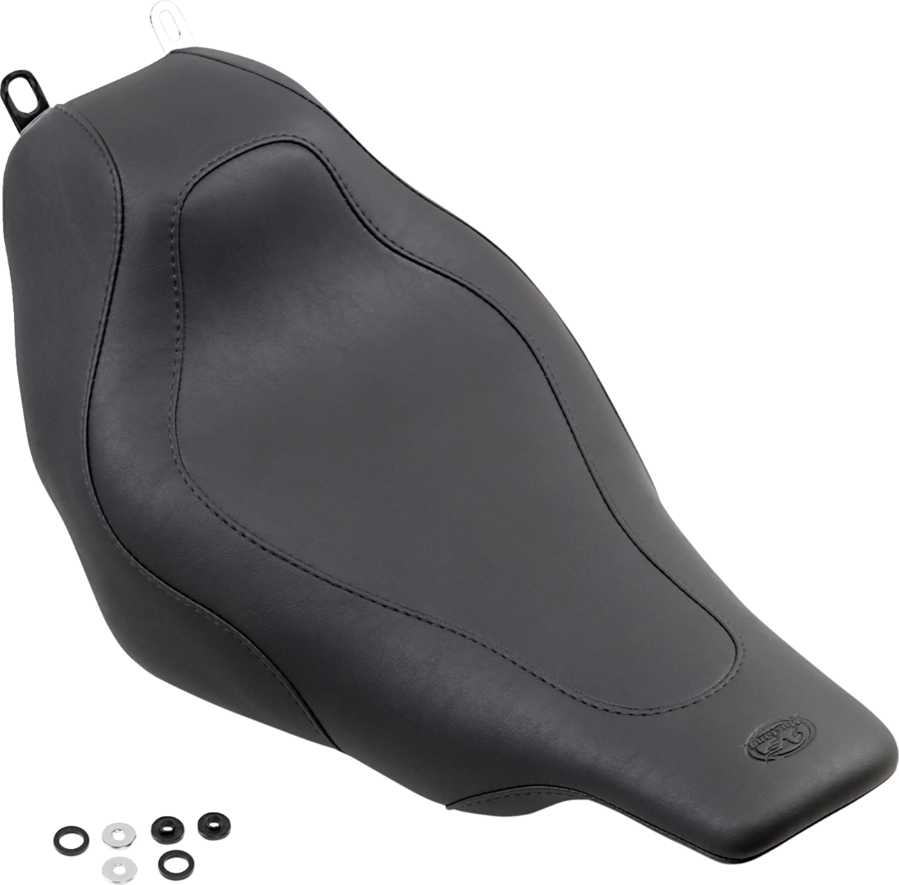 Tripper™ Solo Seat - Without Backrest - Stitched - Black - FLH/FLT '97-'07