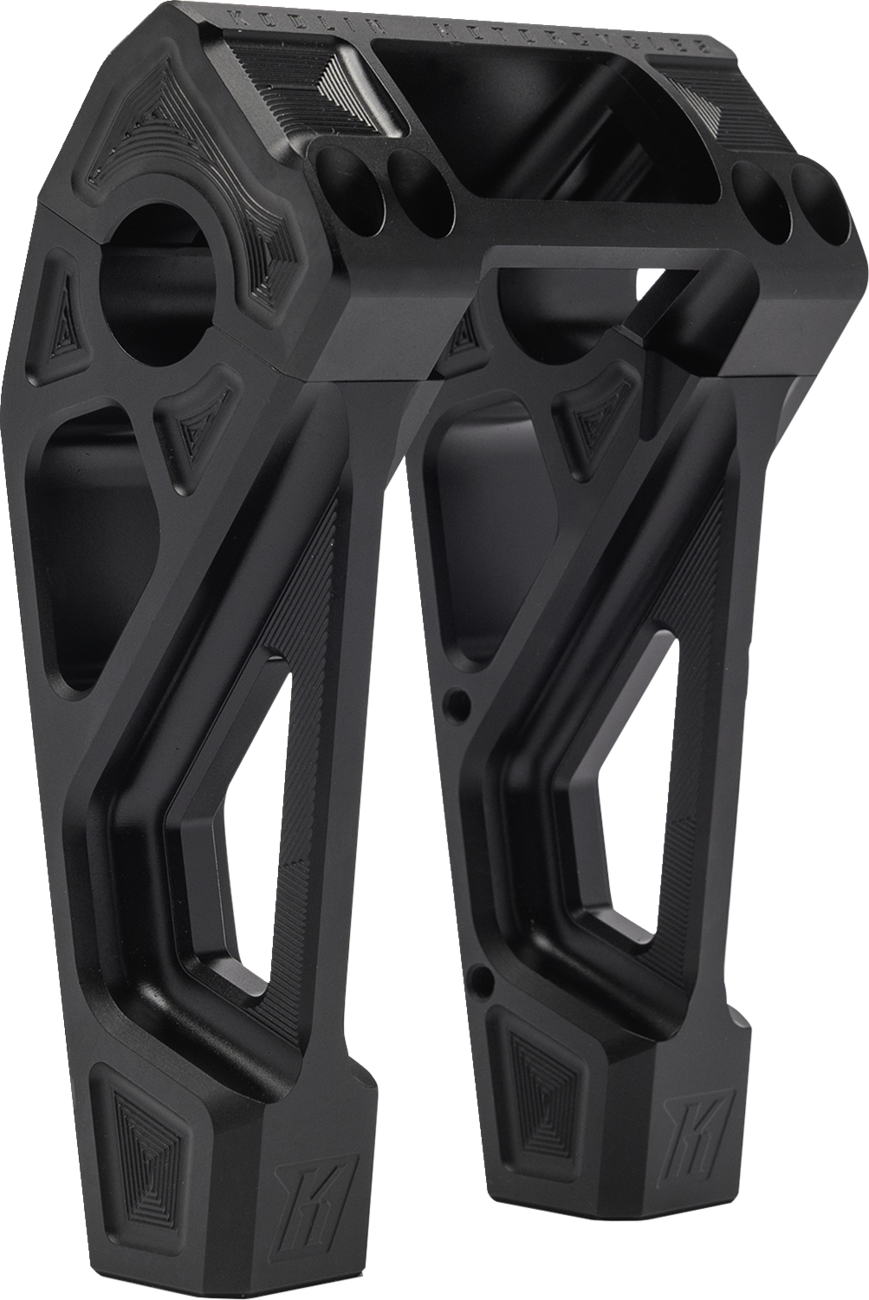Fastback Risers - 6" - Black