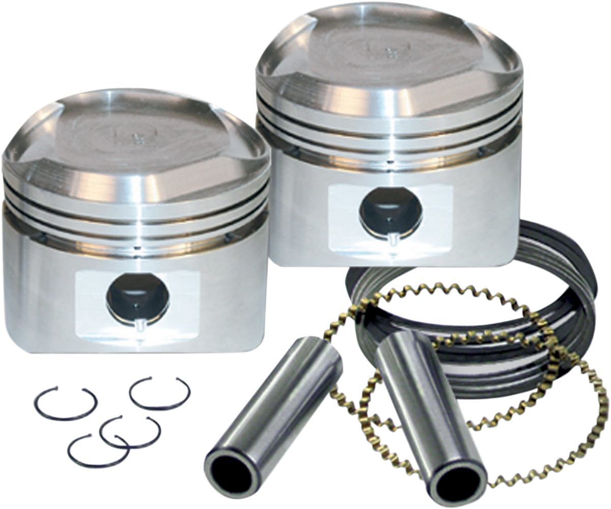 Piston Kit - For 89" Stroker Kits &amp; Super Stock® Heads - 3.500" - Standard