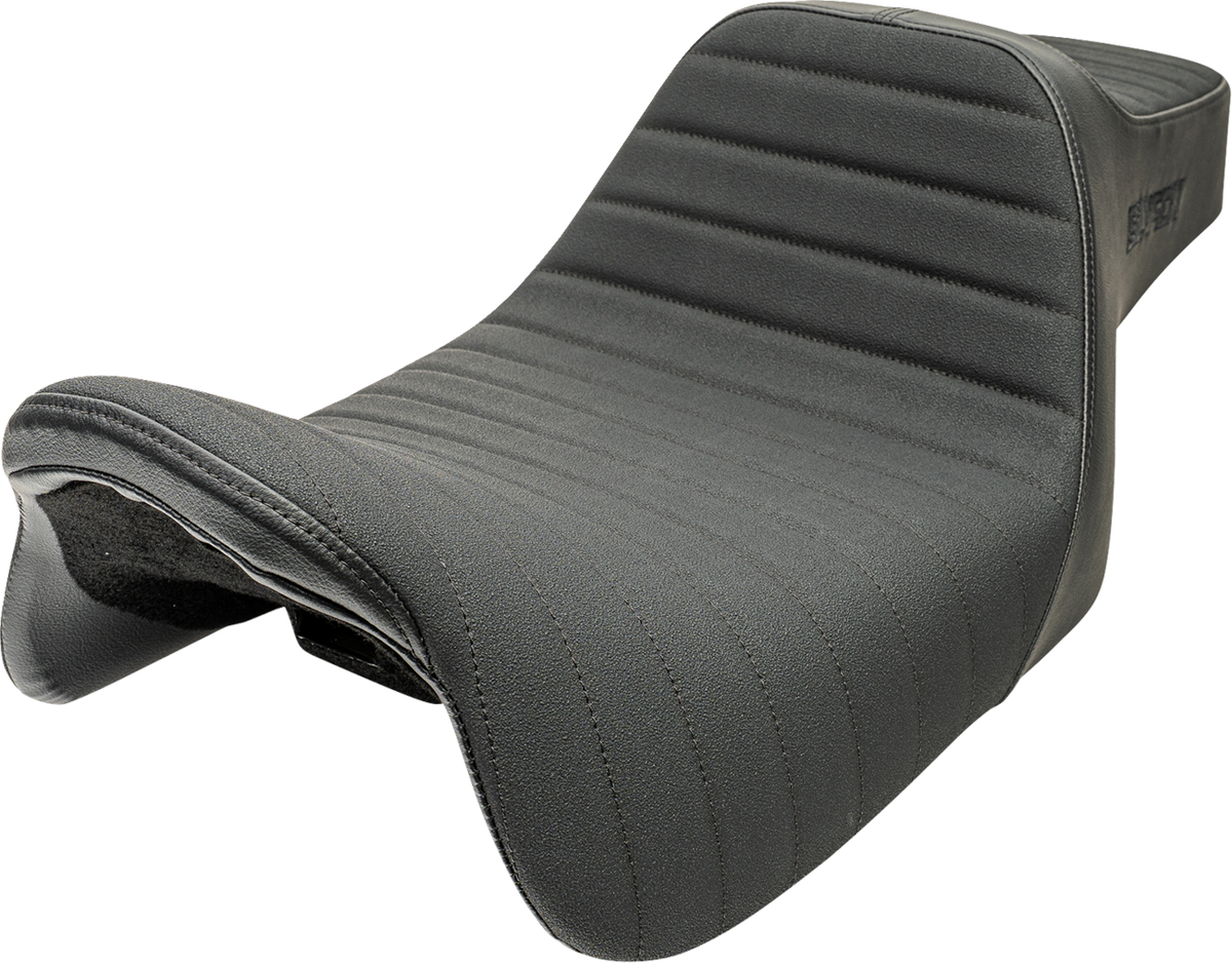 Highnoon Seat - Vinyl - Classic Stitch - Black Logo - FLH/FLT '08-'24