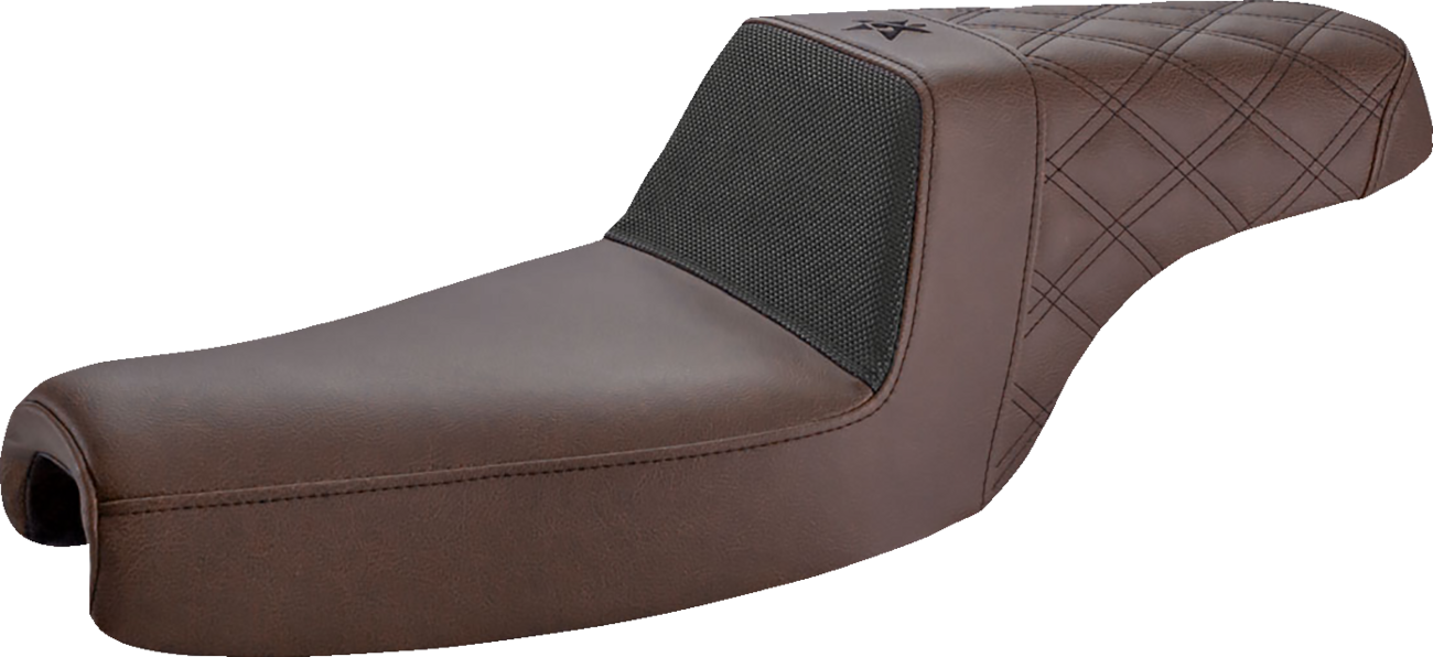 Unknown Industries Seat - Front Carbon Fiber/Black Gripper Lumbar/Rear Lattice Stitch - XL '04-'23