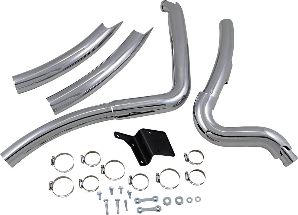 Big Radius Chrome Exhaust
