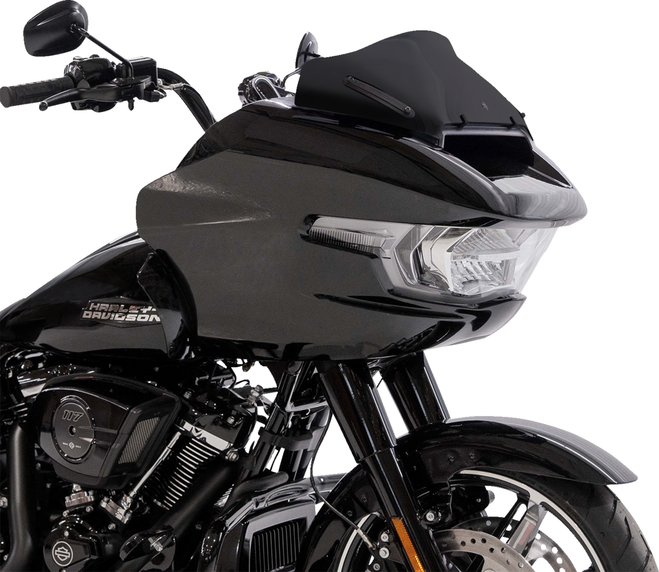 Sport Flare® Windshield - 8" - Black - FLTR