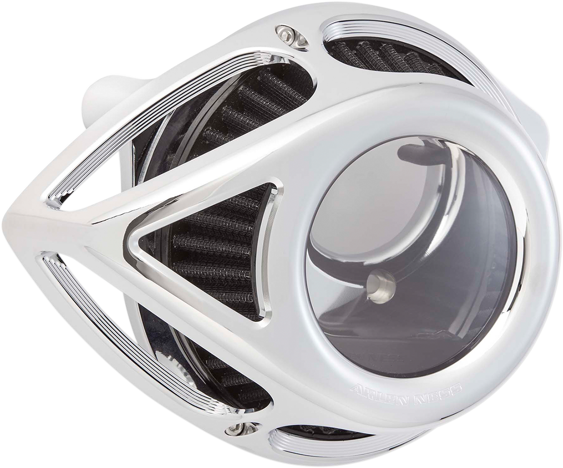 Clear Tear Air Cleaner Kit - Chrome