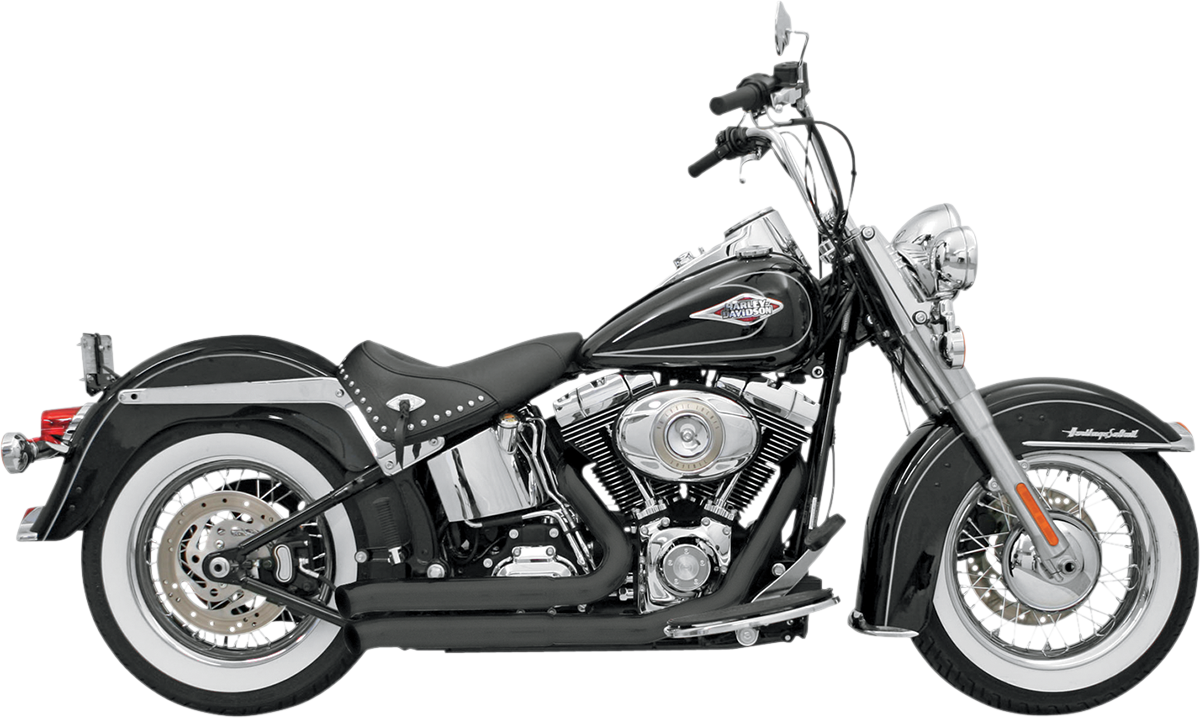 FireSweep Exhaust - Black - Softail