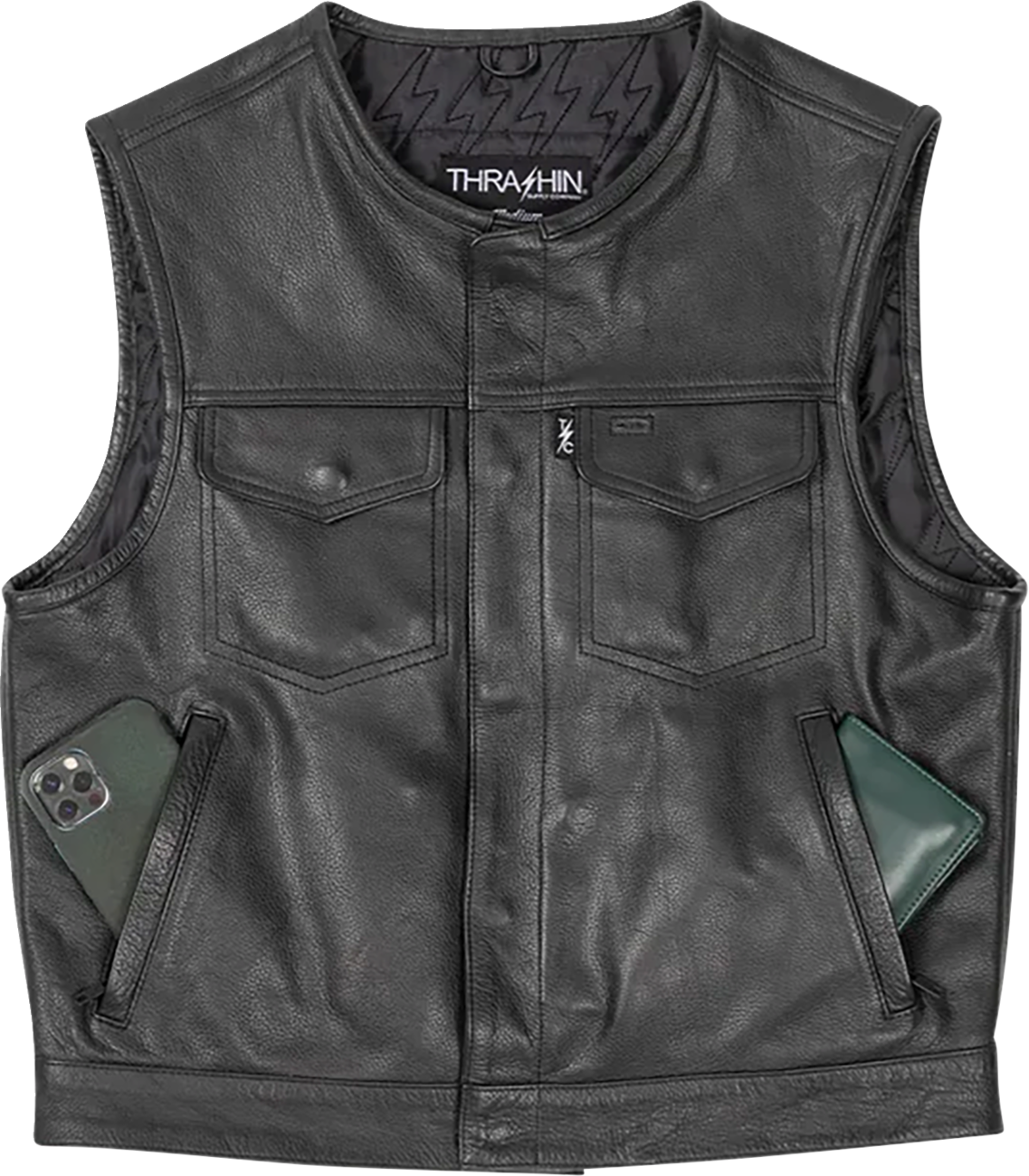 Encinal Leather Shorty Riding Vest