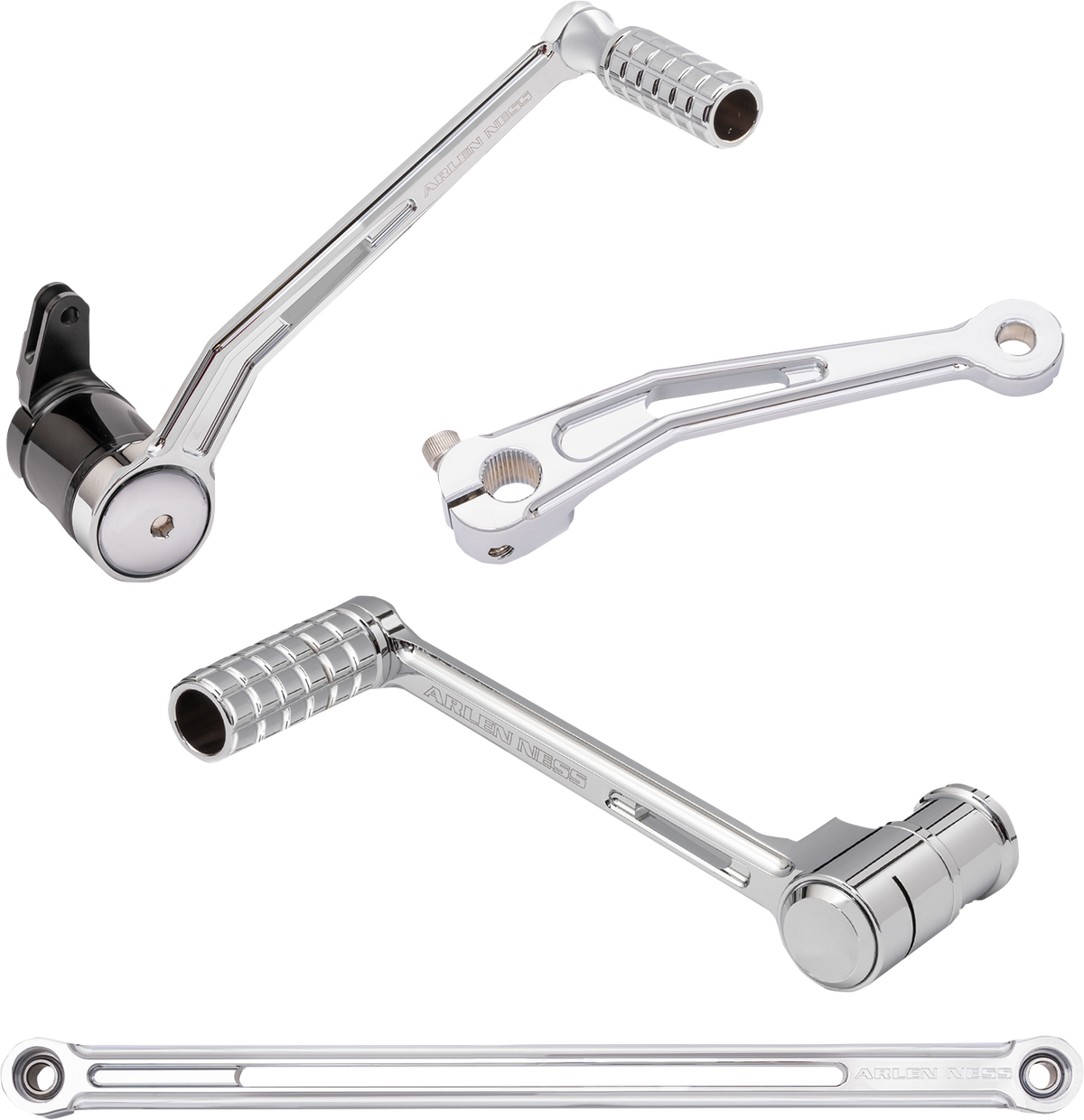 SpeedLiner Foot Control Kit W/ Toe Shifter - Solo - Chrome