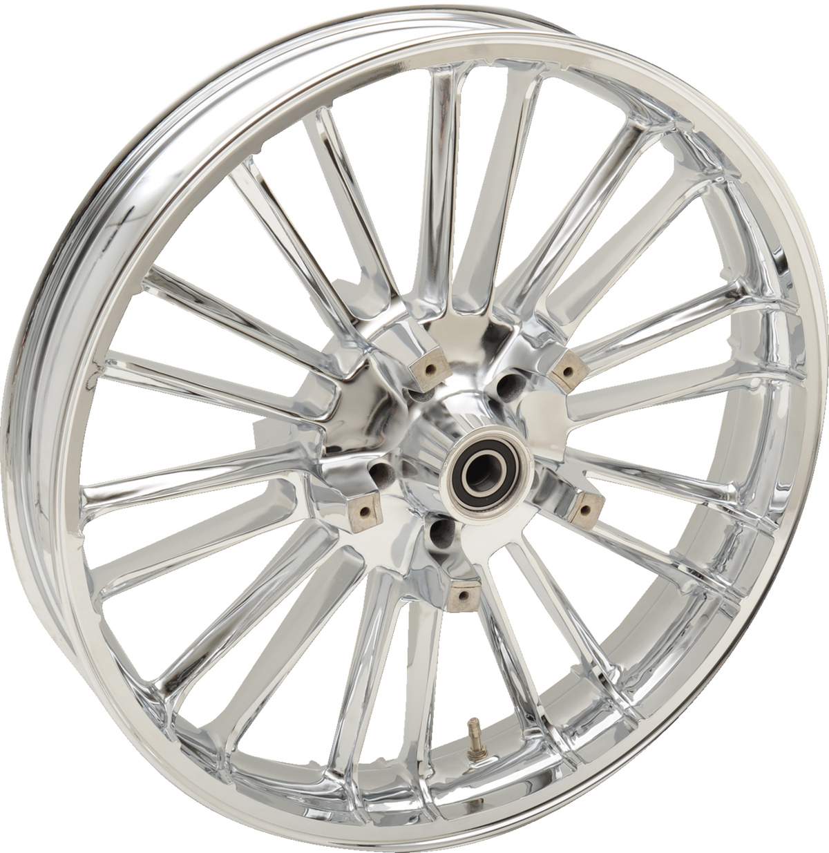 Wheel - Atlantic 3D - Front - Dual Disc/Without ABS - Chrome - 21x3.5 - '08+ FL
