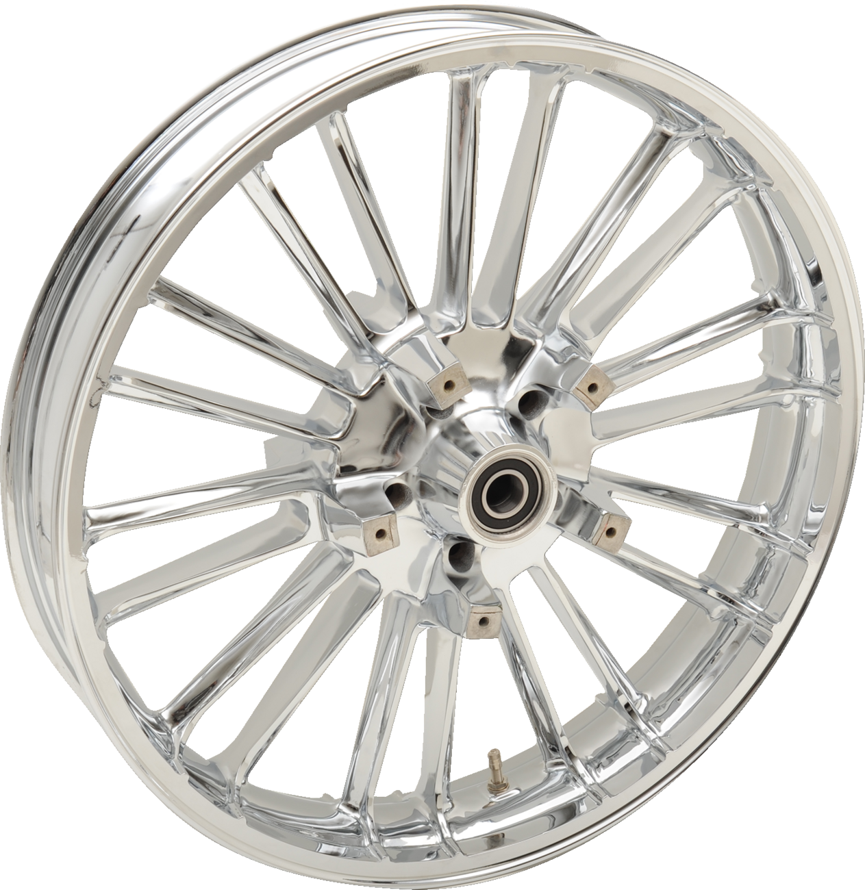 Wheel - Atlantic 3D - Front - Dual Disc/Without ABS - Chrome - 21x3.5 - '08+ FL