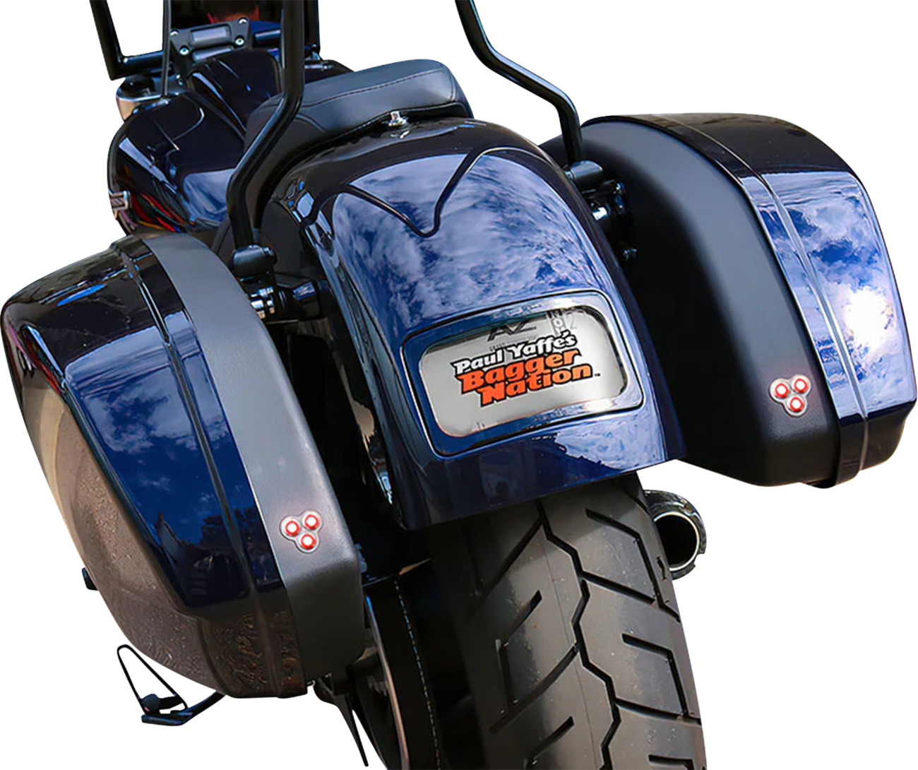 Tri-Pod Taillight With Lightning Bolts