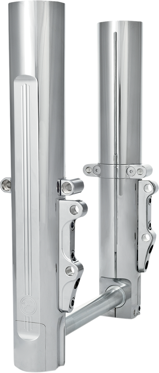 Fork Leg Kit - Chrome - Lower - Dual Disc - '08-'13