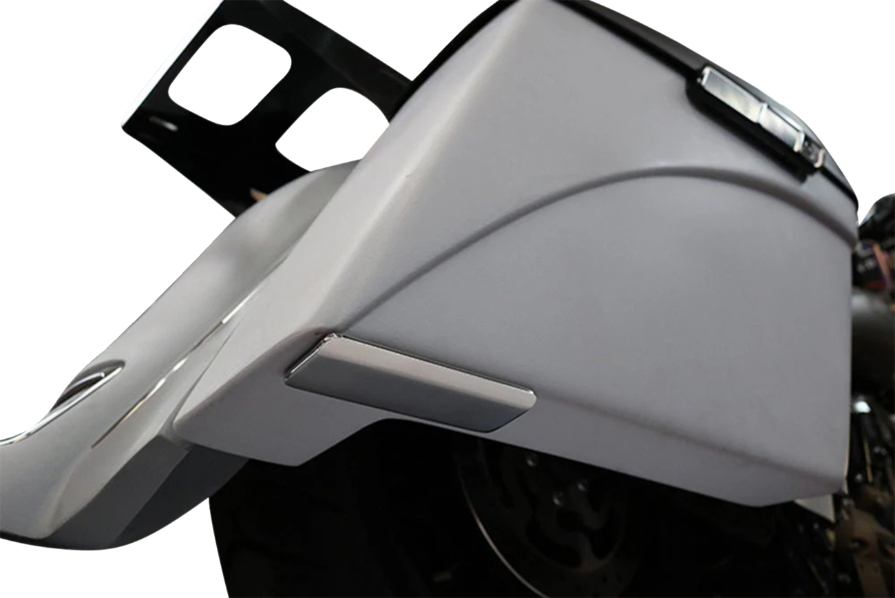 Saddlebag Skid Plates - Silver