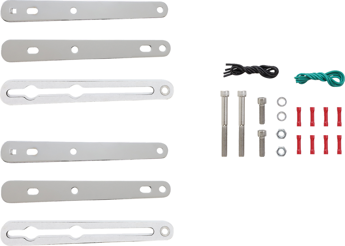 Turn Signal Relocation Kit - Sportster - Chrome