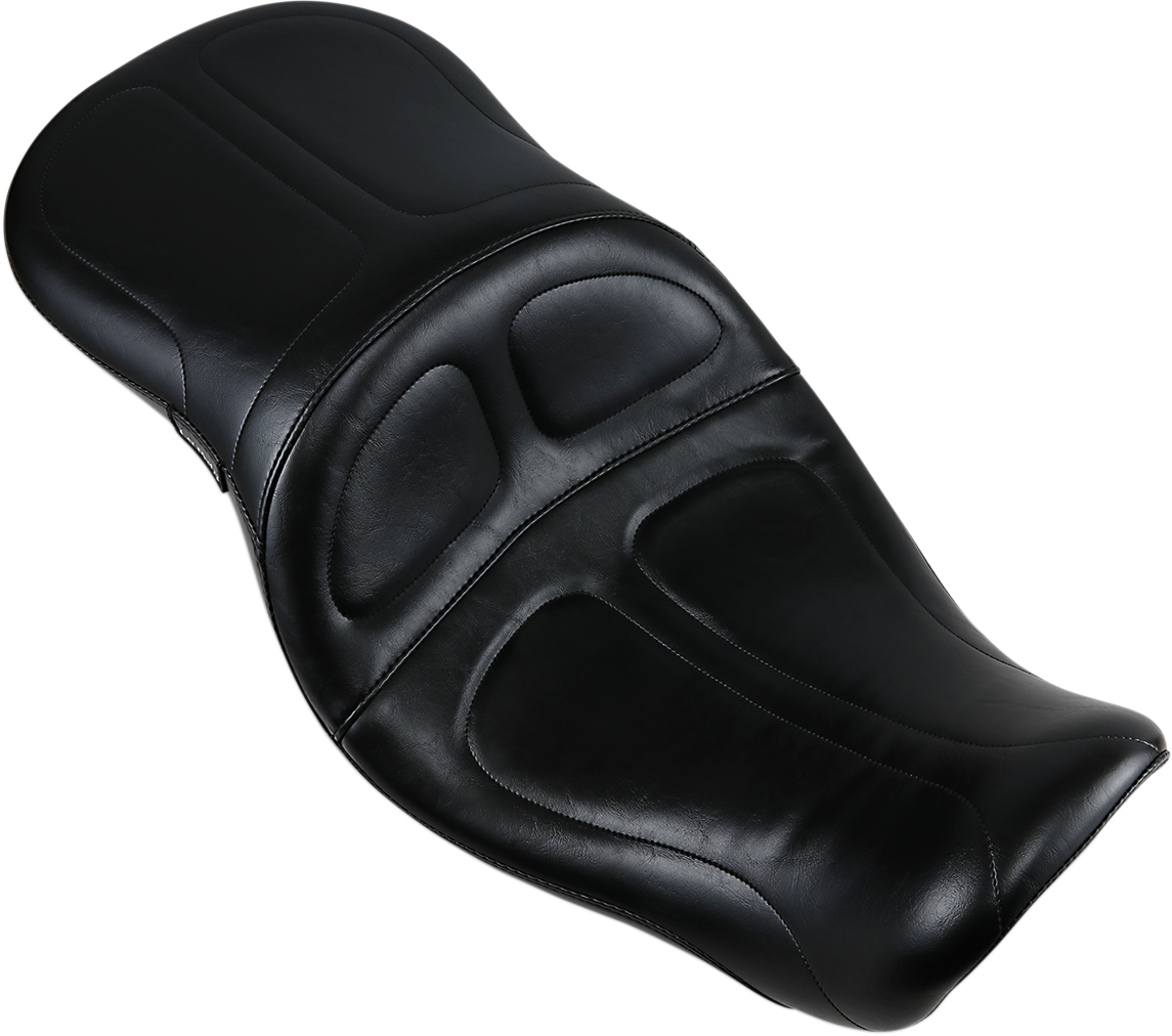 Maverick Seat - Without Backrest - Stitched - Black - FLD/FXD '06-'17