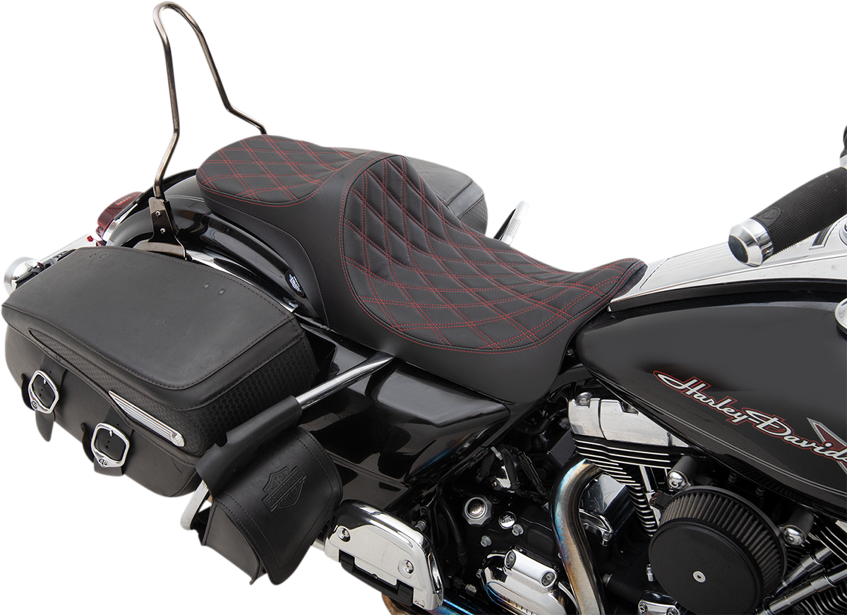 Predator III 2-Up Seat - Double Diamond - Red Thread - FL '08-'23