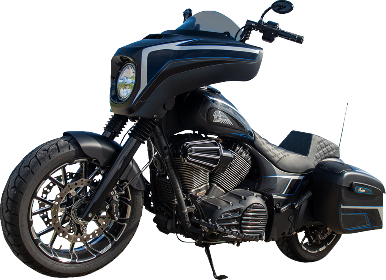 Pro Short Fat Front Fender - Indian - Chief