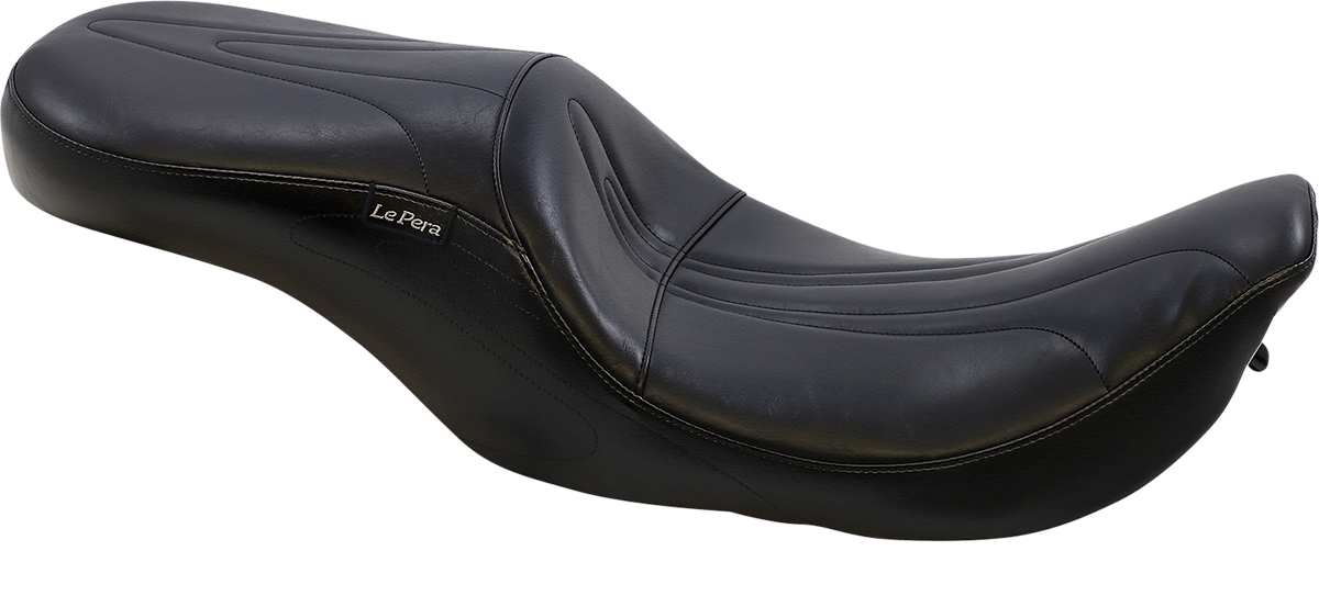 Sorrento 2-Up Seat - Stitched - Black - FLHR '02-'07