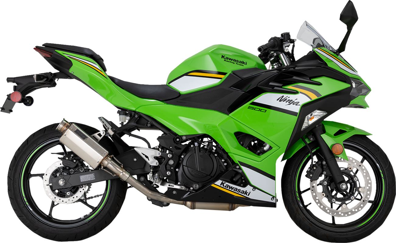 VS-6 Slip-On Muffler - Stainless Steel - Kawasaki Z/Ninja 500
