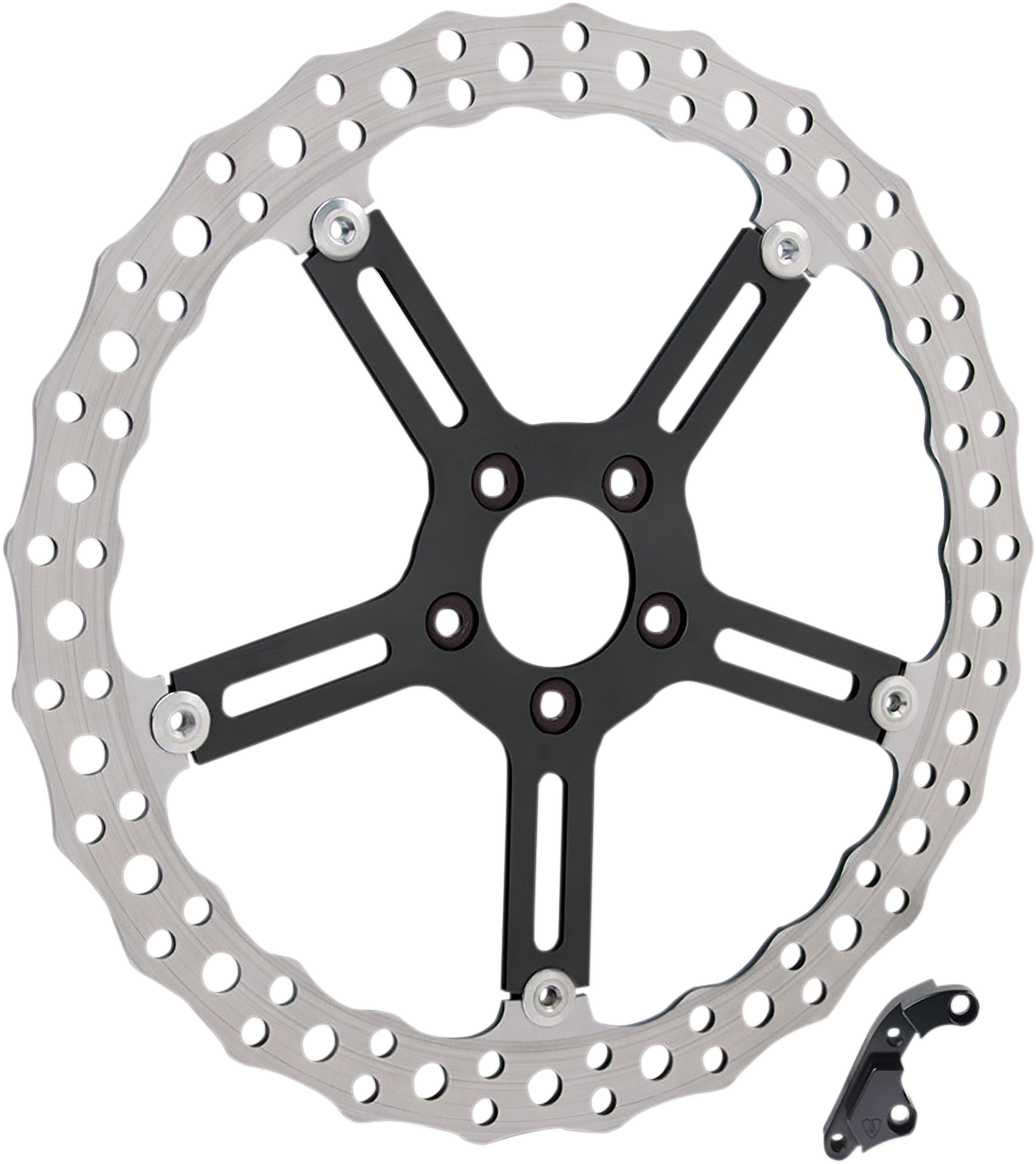 Jagged Brake Rotor - 15" - Left - Hub-Mount