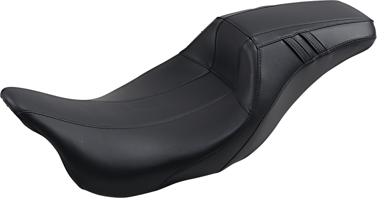 Outcast Daddy Long Legs Seat - Full-Length - W/O Backrest - Carbon Fiber Inlay - Black - FL '08-'23