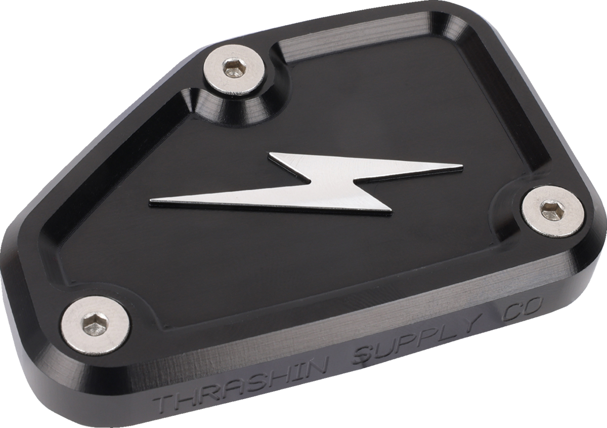 Master Cylinder Cover - Brake - Front - Black/Twice-Cut