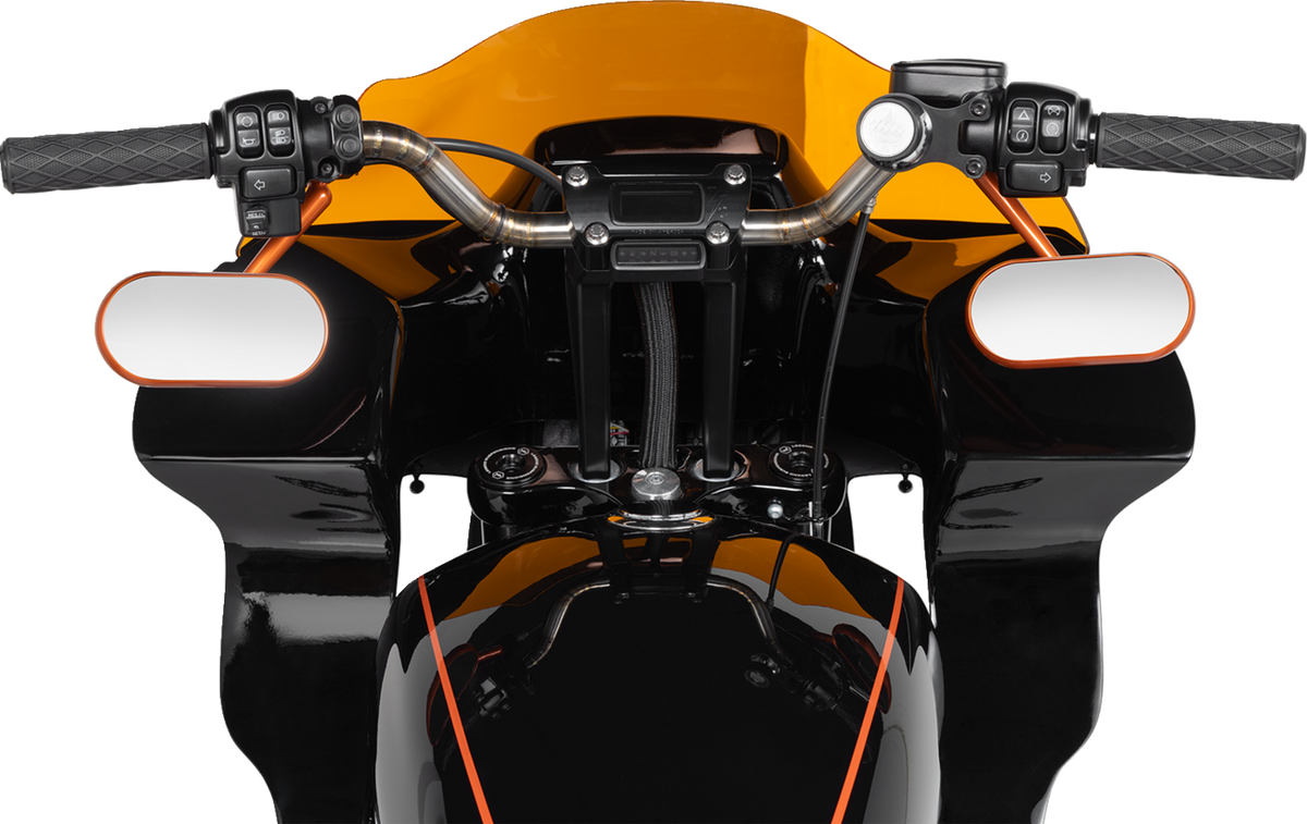 Handlebar - MX Moto - Welded Raw Stainless Steel