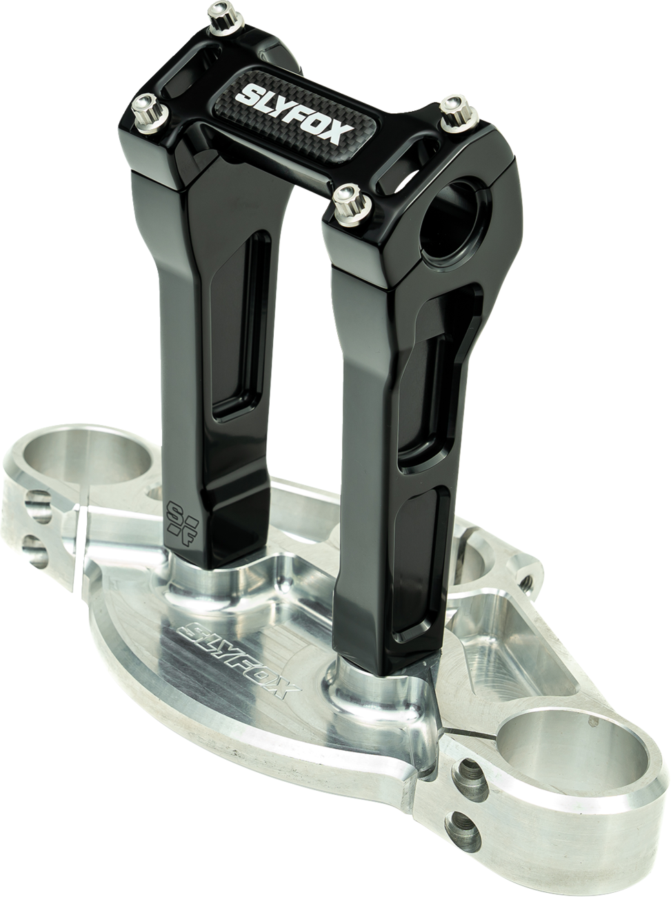 Handlebar Riser Kit - Straight - 1" Clamping - 6" Rise - Black