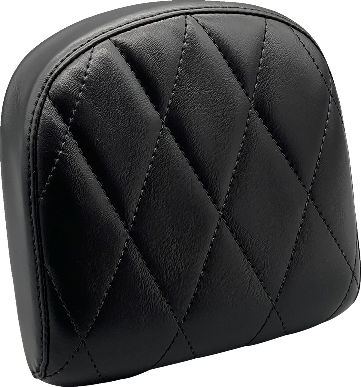 Sissy Bar Pad - Small - Diamond - Shiny Black