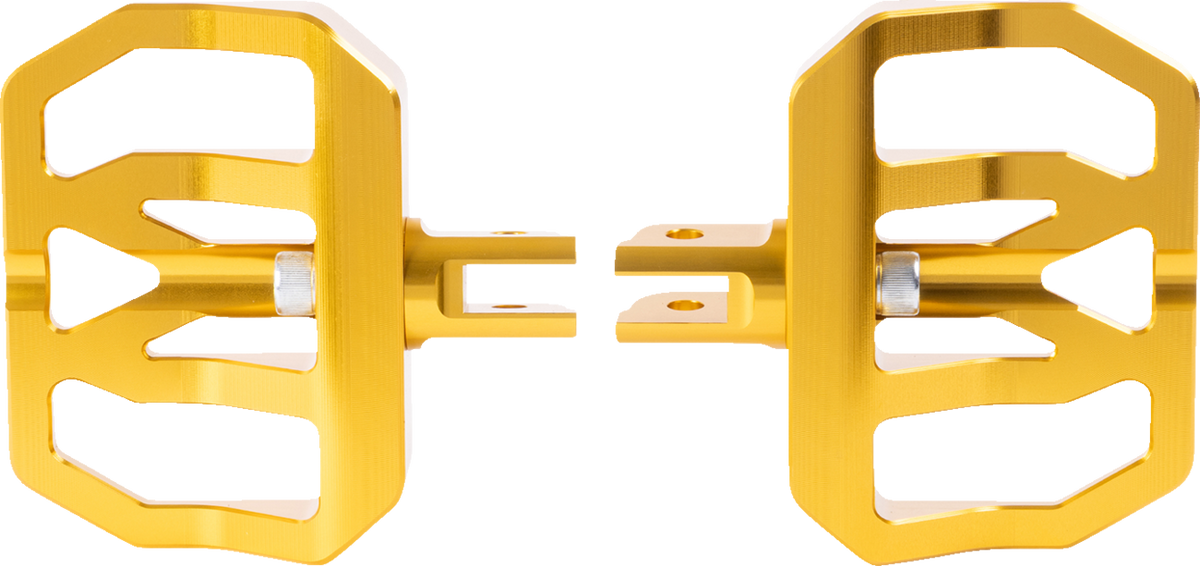 Mini Aggressor Floorboards - Gold - Front