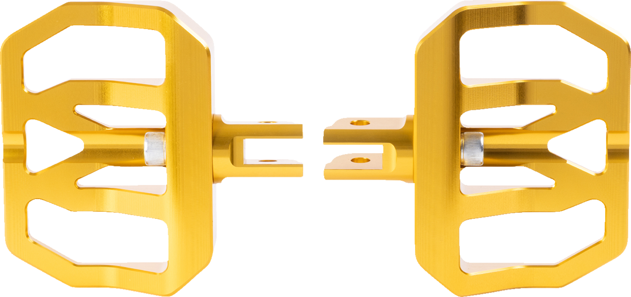 Mini Aggressor Floorboards - Gold - Front