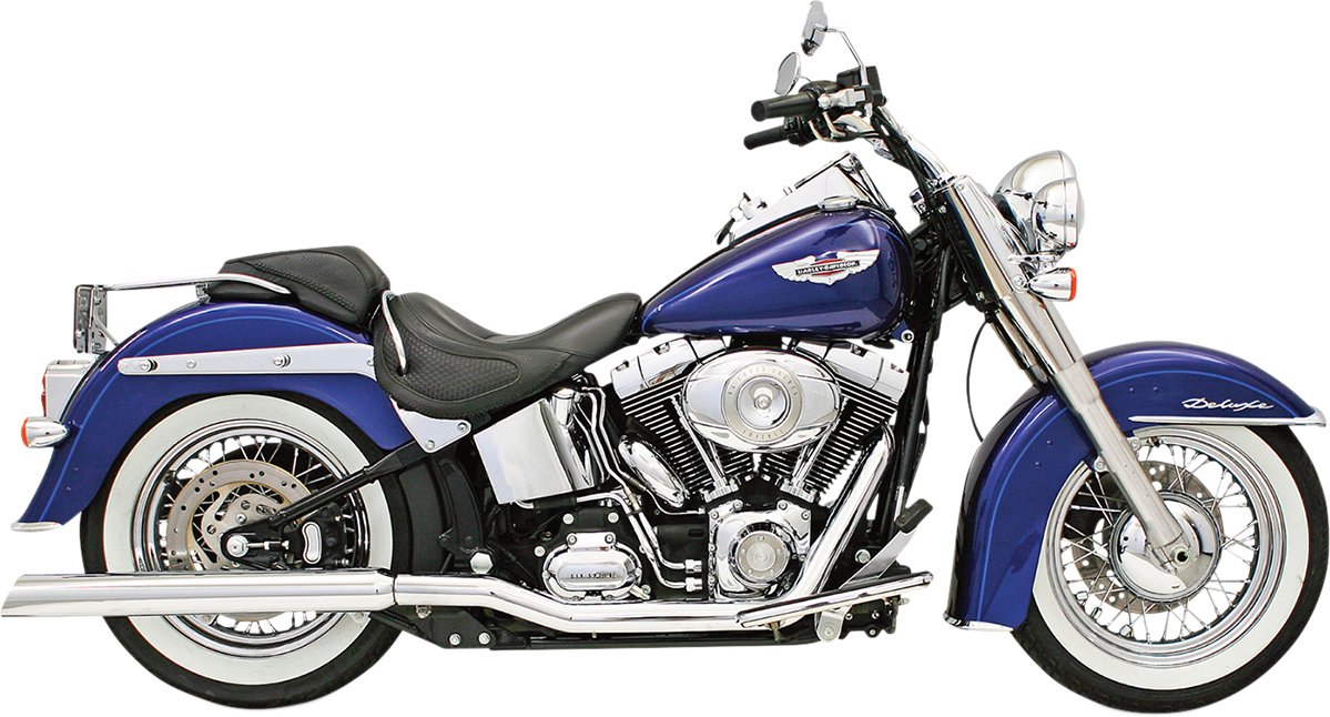 Power Curve True-Dual Crossover Header Pipes - '86-'06 Softail