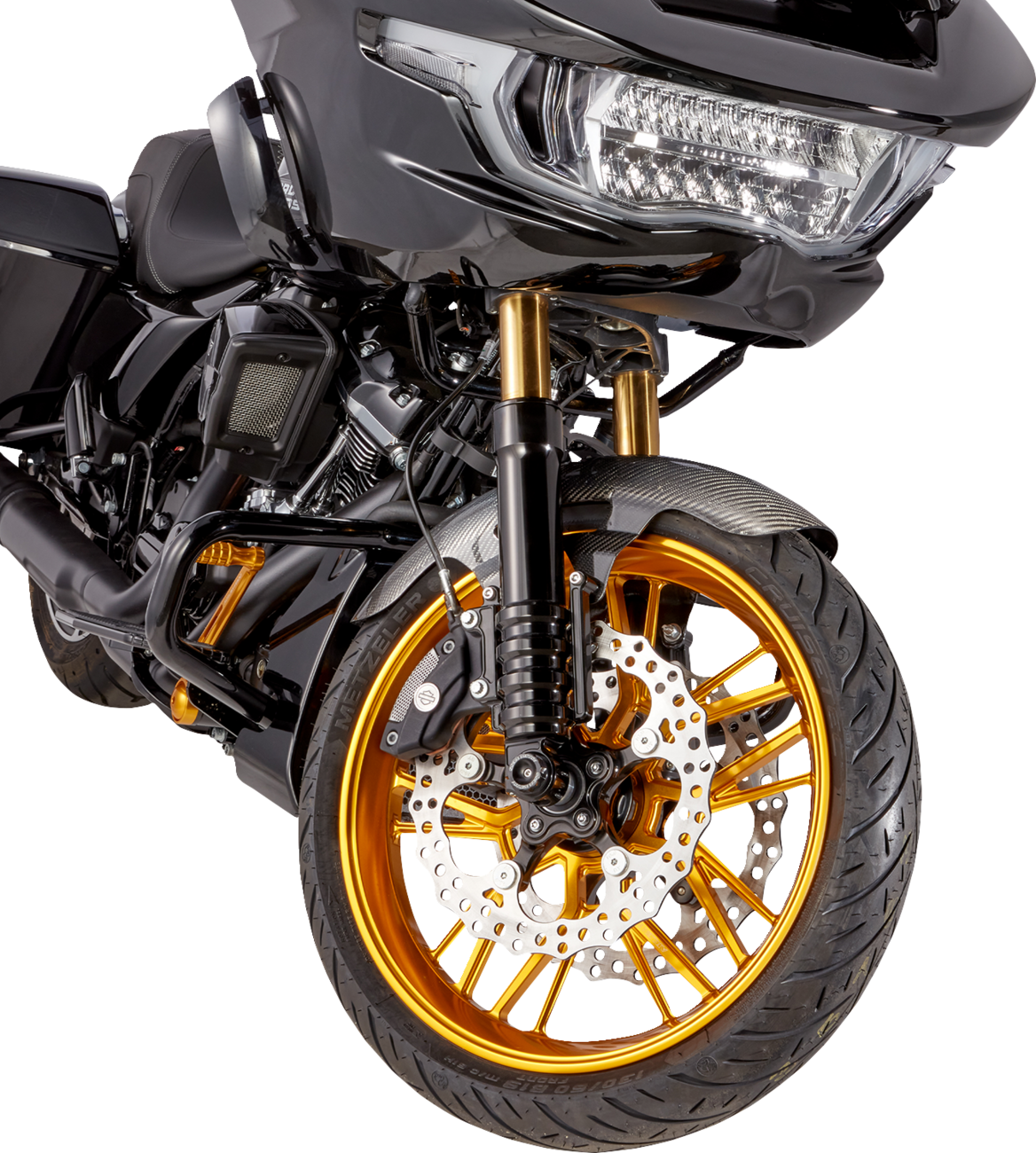 Front Fender - Cafe - 19" - Carbon Fiber - FLT '24-'25