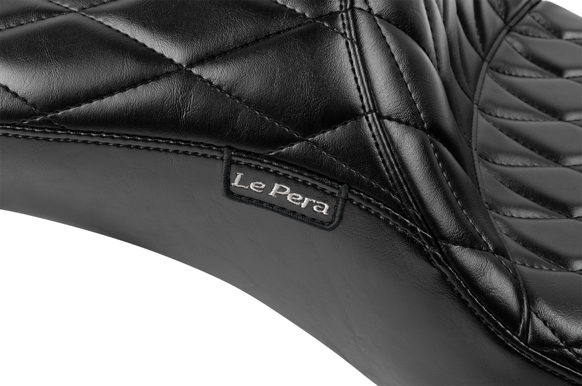 Maverick Daddy Long Legs Seat - Without Backrest - Diamond Stitched - FLH/FLT '23-'25