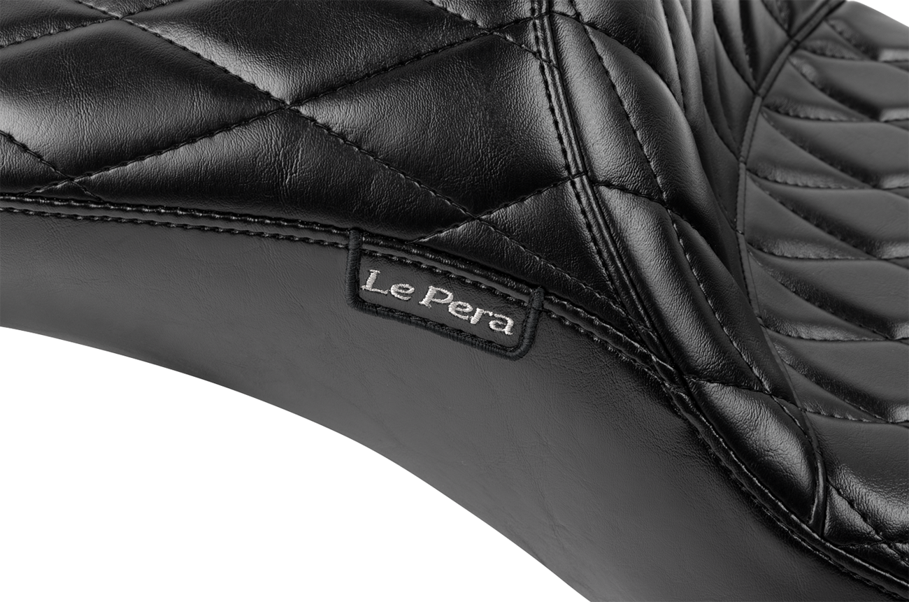 Maverick Daddy Long Legs Seat - Without Backrest - Diamond Stitched - FLH/FLT '23-'25