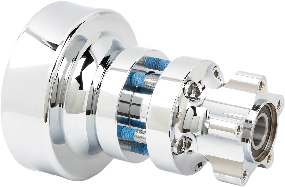 Hub - Cartridge - Rear/Single Disc - Chrome - '09-25 Touring/Trike