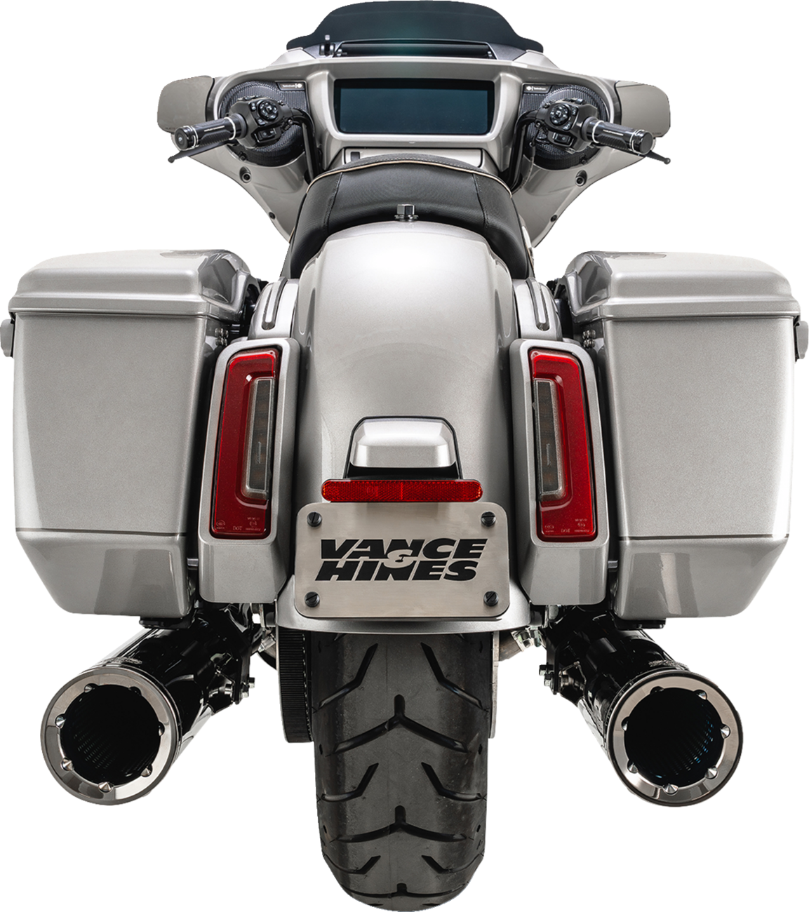 Hi-Output Slip-On Mufflers - Dark Chrome - 4-1/2"