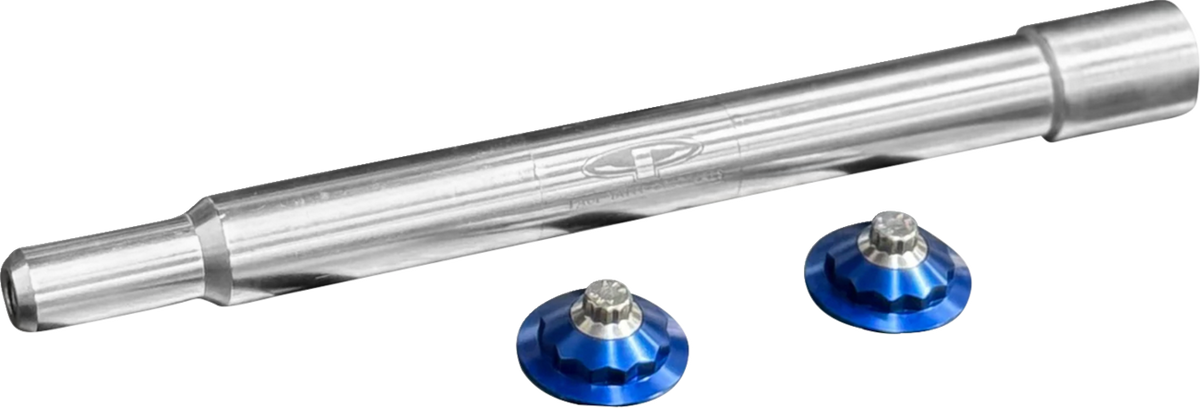 Y-Axle With 12 Point Style Axle Cover Kit - Custom - Front - Blue - 1"
