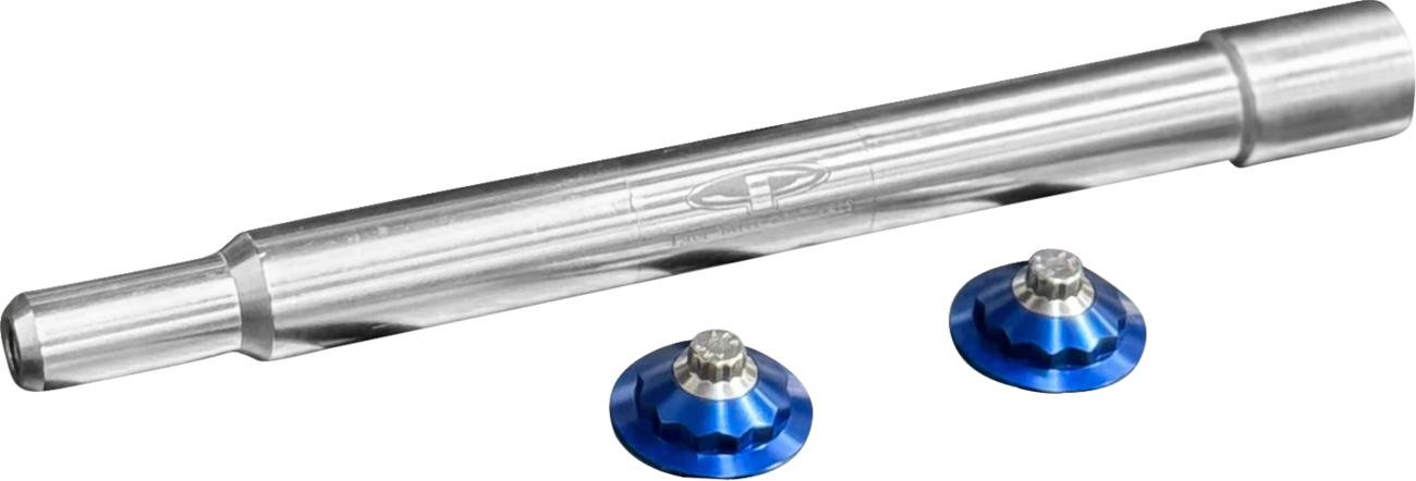 Y-Axle With 12 Point Style Axle Cover Kit - Custom - Front - Blue - 1"